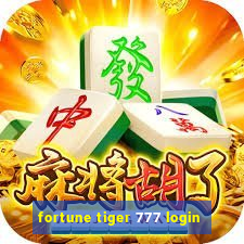 fortune tiger 777 login